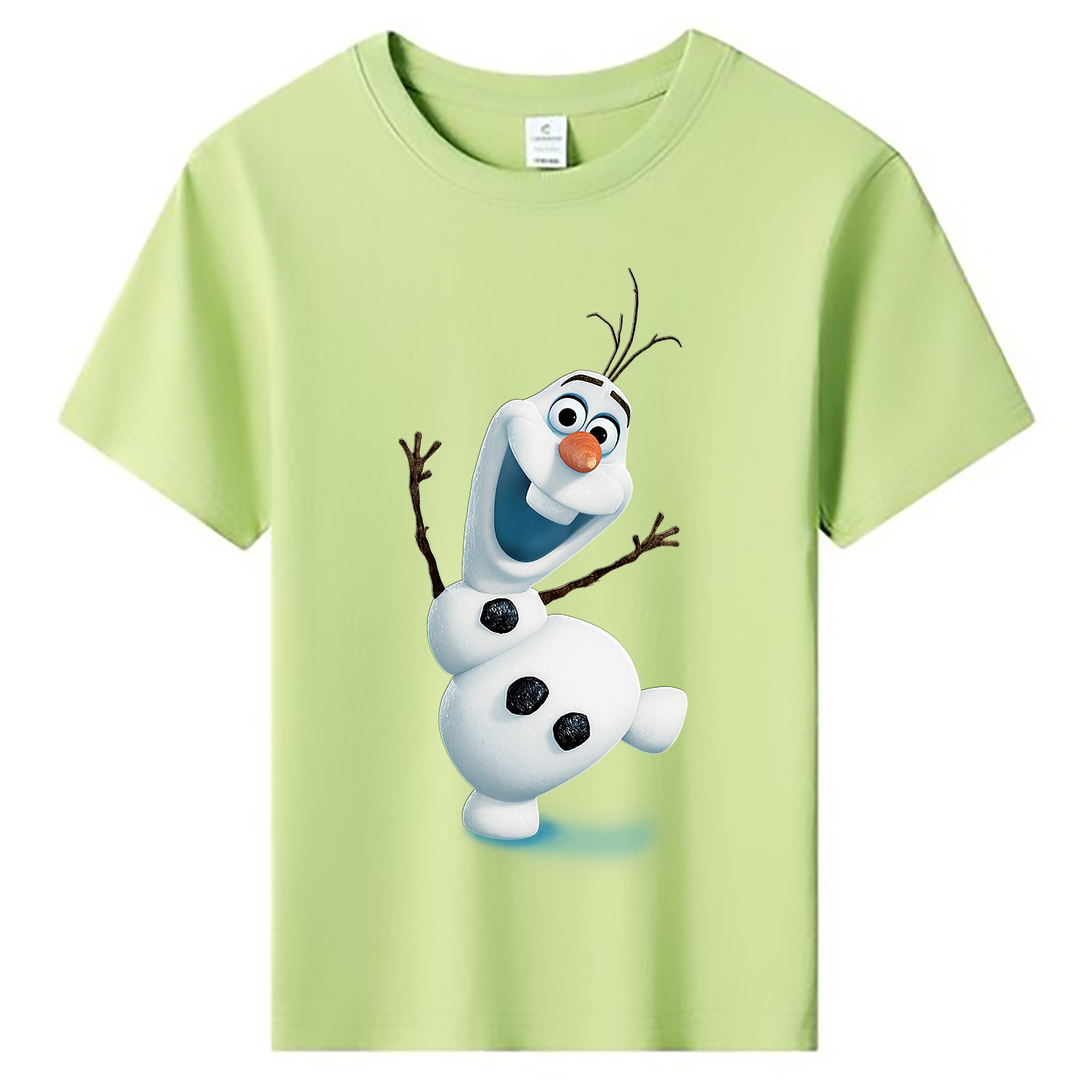 （画像用） アナと雪の女王 アンナ エルサ Frozen Anna Elsa 綿100％キッズTシャツ（フロントプリント）